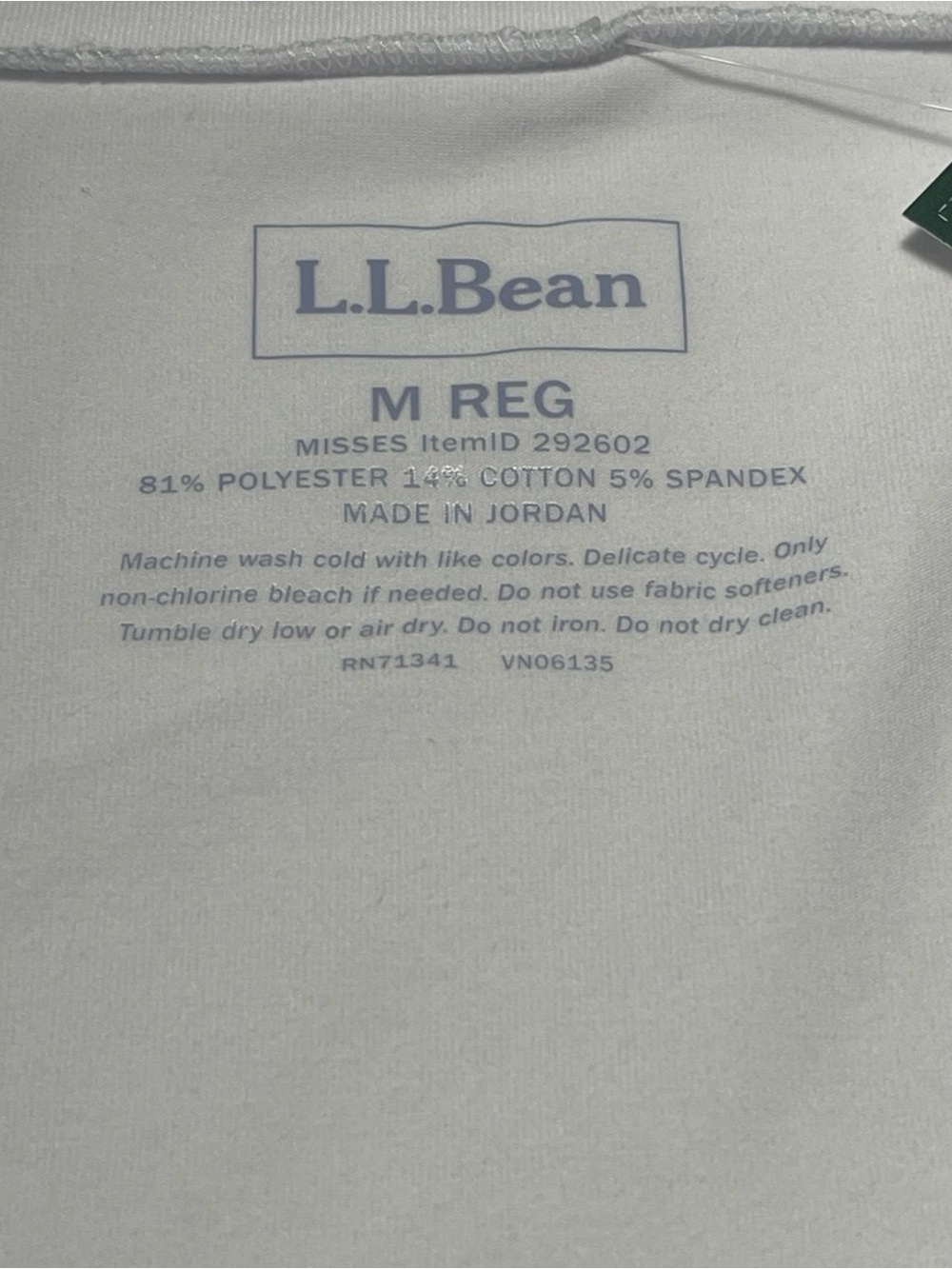 L.L.Bean UPF 50+ White Cover Up Dress Womens Medium Beach Resort Travel NWT - Picture 7 of 10
